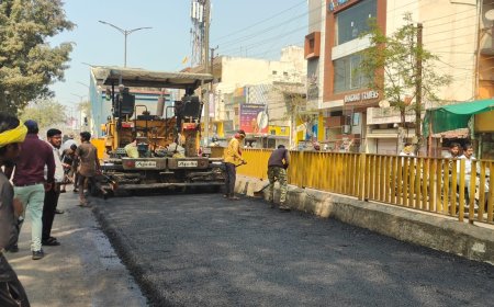 नेहरू चौक से दर्रीघाट तक 30 करोड़ की लागत से सड़क उन्नयन कार्य प्रारंभ