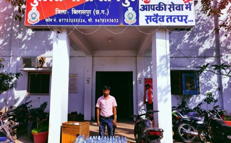 आदतन शराब कोचिये पर रतनपुर पुलिस का प्रहार, 110 पाव देशी शराब व मोटरसाइकिल जप्त