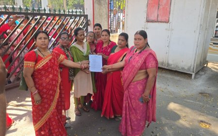 नियमितीकरण व वेतन वृद्धि की मांग को लेकर आंगनबाड़ी कार्यकर्ता-सहायिकाओं का दो दिवसीय धरना, कोंहेर गार्डन से कलेक्ट्रेट तक रैली