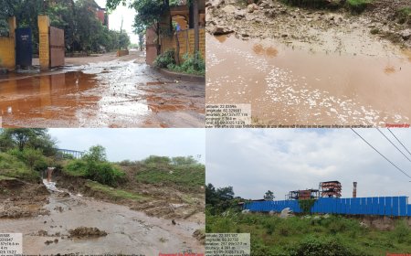 राशि स्टील द्वारा कंपनी के अंदर भारी भरकम तालाब बनाकर जहर नुमा कैमिकल को किया जा रहा जमा...कंपनी के भीतर ही किया गया 5 बोर का निर्माण जिसके द्वारा ही कंपनी और वाशरी का संचालन जल संकट आना हो गया शुरू