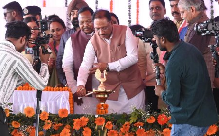 विष्णु देव साय ने बिल्हा किसान सम्मेलन से 24.28 लाख किसानों को 10 हजार करोड़ से अधिक की राशि की ऑनलाइन सौगात दी