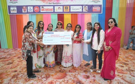 रोटरी क्लब ऑफ बिलासपुर क्वींस का ‘ब्रजरास रंगोत्सव’ सफल, कैंसर सर्वाइवर्स के लिए 51 हजार की सहायता