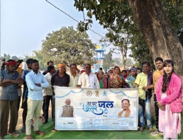 जल जीवन मिशन : सोहागपुर में हर घर नल से पहुंचा जल,40 किलो लीटर के उच्च स्तरीय जलागार और 140 नल कनेक्शनों से घर-घर पहुंच रहा साफ पानी