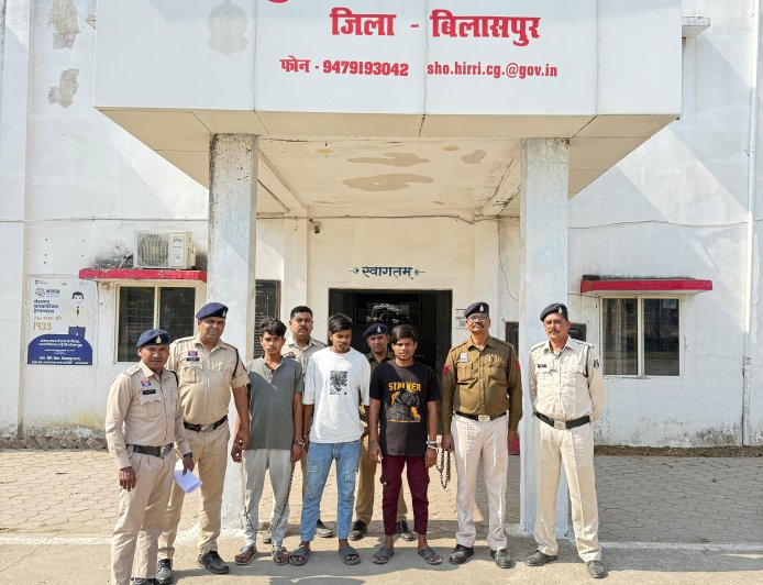 हाईवे पर ट्रक चालक से लूट करने वाला गिरोह गिरफ्तार, तीन आरोपी जेल भेजे गए