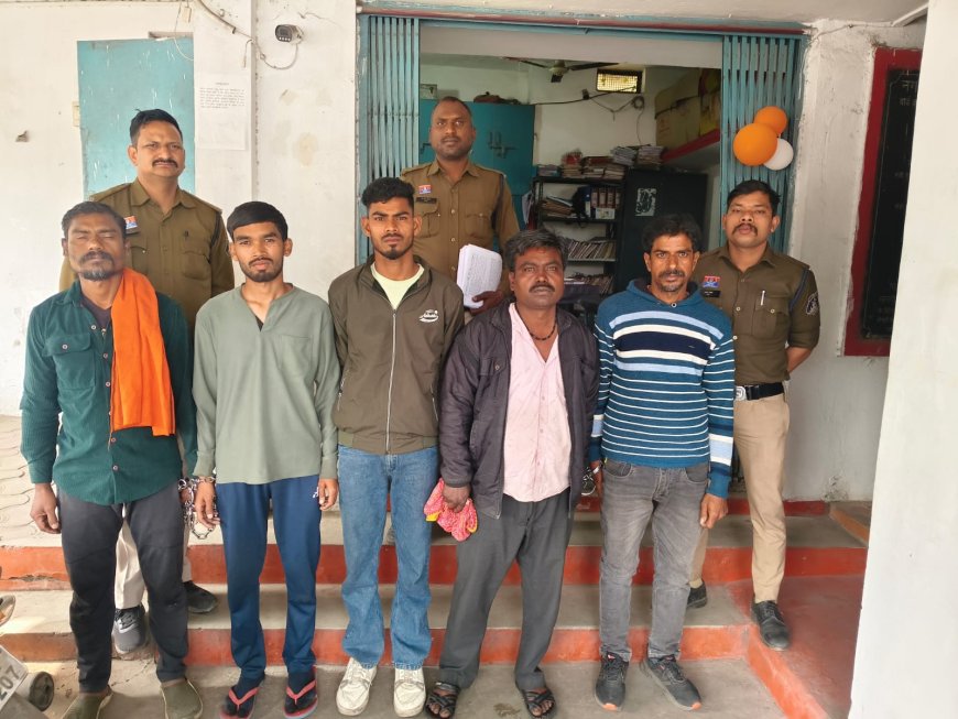 रशियन हॉस्टल के पास नहर पुल की लोहे की रेलिंग चोरी मामले में शेष 5 और आरोपी गिरफ्तार,पूर्व में 10 आरोपी भेजे जा चुके हैं जेल