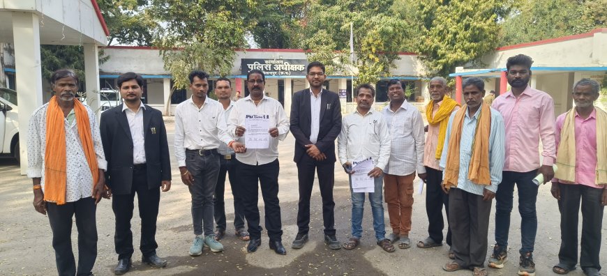 ग्रामीण सड़क निर्माण और नशाखोरी पर कार्रवाई की मांग, शिवसेना ने सौंपा ज्ञापन