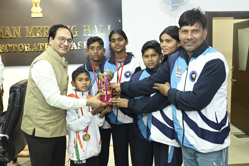 नेशनल ताइक्वांडो प्रतियोगिता में 9 खिलाड़ियों ने लहराया परचम,कलेक्टर-एसएसपी ने नेपाल में होने वाले अंतरराष्ट्रीय प्रतियोगिता के लिए दी शुभकामनाएं