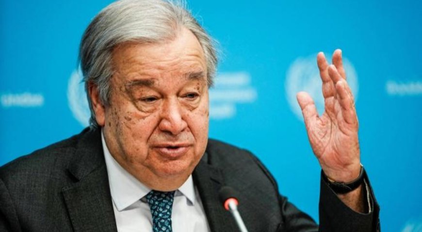 संयुक्त राष्ट्र प्रमुख गुटेरेस ने कहा, "मैं एआई इम्पैक्ट समिट की अगुवाई संभालने के लिए भारत की सराहना करता हूं।"