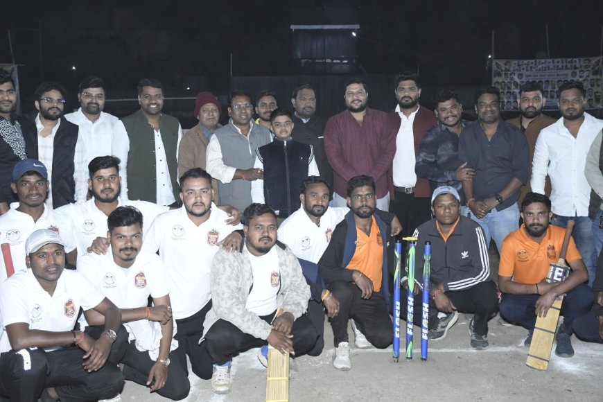 यादव प्रीमियम लीग सीजन - 1: विनायक आर्मी,बोल बम,सुदर्शन व नर्सिंग 11 की शानदार जीत