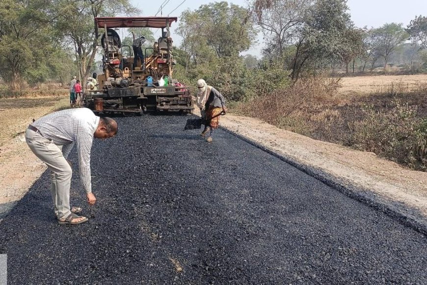 रायगढ़ के खनन प्रभावित क्षेत्रों में सड़क नेटवर्क से विकास को गति