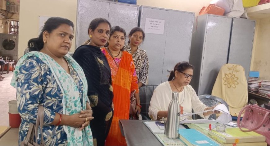 छत्तीसगढ़ आंगनवाडी कार्यकर्ता सहायिका संघ का तीन सूत्रीय मांगों को लेकर 2 दिवसीय धरना प्रदर्शन