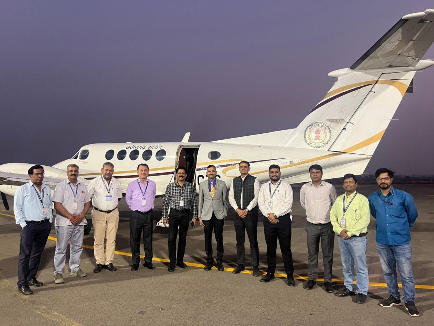 बिलासा देवी केवट एयरपोर्ट पर पहली बार नाइट लैंडिंग ट्रायल सफल हवाई सेवाओं के विस्तार की दिशा में ऐतिहासिक कदम