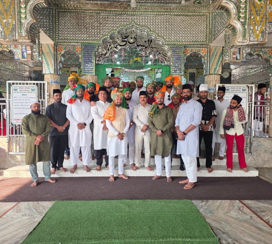 मुख्यमंत्री विष्णु देव साय के जन्मदिवस पर लूथरा शरीफ दरगाह में चादरपोशी, अमन-चैन की दुआ