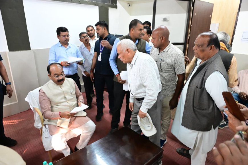 सोन ग्राम पंचायत के प्रतिनिधिमंडल ने उप मुख्यमंत्री अरुण साव को दिया विकास कार्यों के लोकार्पण-भूमिपूजन का न्योता...सोनसरी-मुकुंदपुर सड़क स्वीकृति पर उप मुख्यमंत्री का आभार, भूमिपूजन हेतु आमंत्रण