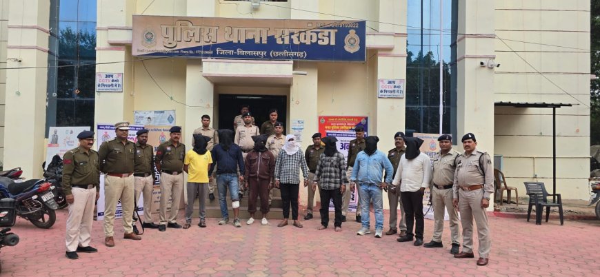 करोड़ों की ज्वेलरी लूट का खुलासा, अंतरराज्यीय गैंग के 7 आरोपी गिरफ्तार सुपारी किलिंग की साजिश भी उजागर