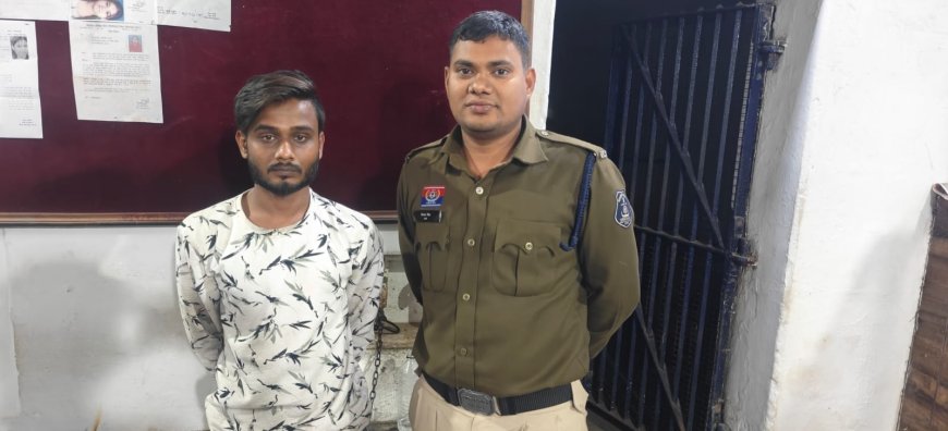 झपटमारी कर मोबाइल-नकदी लूटने वाला आरोपी गिरफ्तार, छीना गया सामान और स्कूटी जब्त
