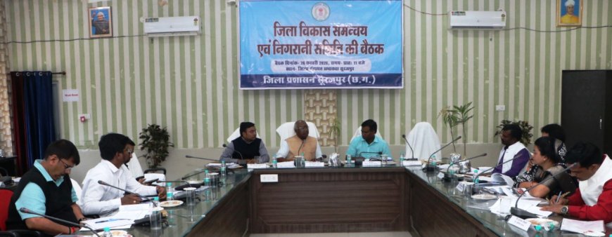 दिशा समिति की बैठक में विकास योजनाओं की गहन समीक्षा...जैविक खेती पर जोर