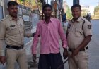 विजयपुरम गेट के पास तलवार लहराते युवक को सरकंडा पुलिस ने किया गिरफ्तार