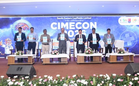 कोल इंडिया मेडिकल कॉन्फ्रेंस – सिमेकॉन 2026 का शुभारंभ संपन्न...एसईसीएल, बिलासपुर की मेजबानी में राष्ट्रीय स्तर का आयोजन