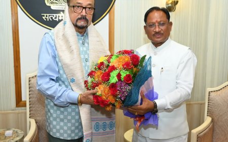 मुख्यमंत्री विष्णु देव साय ने राज्यपाल रमेन डेका को जन्मदिन की दी शुभकामनाएँ