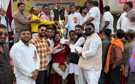 श्रीवास प्रीमियर लीग का फाइनल सम्पन्न, हाफi बिलासपुर बनी विजेता