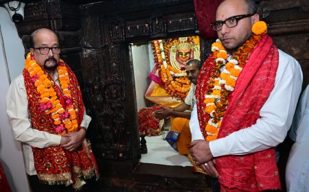 राज्यपाल रमेन डेका ने रतनपुर में माँ महामाया के दर्शन कर लिया आशीर्वाद