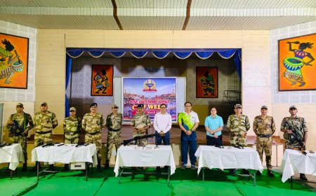 NTPC सीपत में CISF सुरक्षा सप्ताह का समापन, भव्य परेड और कई जागरूकता कार्यक्रम आयोजित