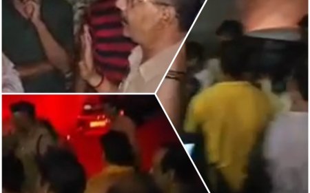 “बच्चों के भविष्य से खिलवाड़: रात 10 बजे स्कूल का मैसेज, फोन बंद… परिजन दर-दर भटके, पुलिस बनी प्रबंधन की ढाल!”