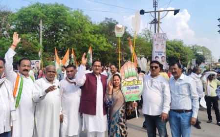 विधानसभा घेराव में शामिल हुए बिलासपुर के कांग्रेसजन, हजारों की संख्या में रायपुर पहुंचे कार्यकर्ता