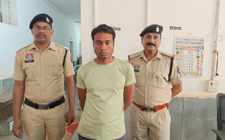 छेड़खानी करने वाला आरोपी गिरफ्तार, सीपत पुलिस की त्वरित कार्रवाई — भेजा गया जेल