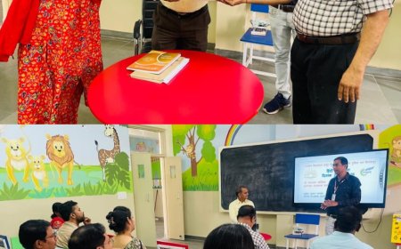 केन्द्रीय विद्यालय सीआरपीएफ में राजभाषा हिंदी कार्यशाला का आयोजन