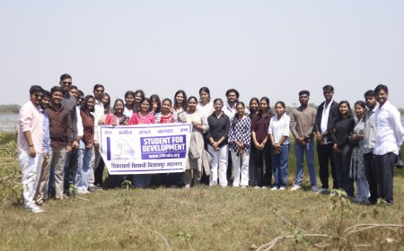 विश्व जल दिवस पर विकासार्थ विद्यार्थी द्वारा कोपरा जलाशय में पारिस्थितिकी अध्ययन का आयोजन