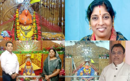 देवी भागवत में उमड़ा श्रद्धालुओं का सैलाब,551 ज्योति कलशों से जगमगाया मंदिर