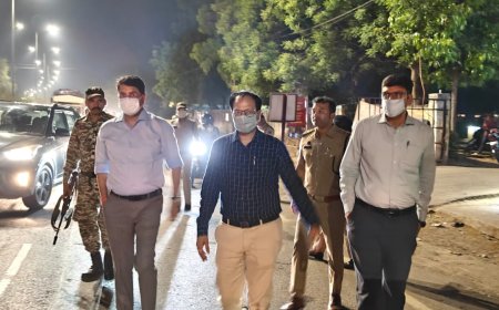 बर्ड फ्लू अलर्ट : कलेक्टर-एसएसपी ने कोनी क्षेत्र में रात्रि निरीक्षण, प्रभावित इलाके का जायजा अधिकारियों को दिए सख्त निर्देश