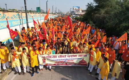 अयोध्या में रामलला दर्शन से भाव-विभोर हुए श्रद्धालु, बिलासपुर का जत्था बोला—जीवन हुआ सफल