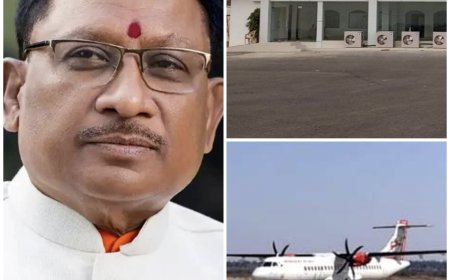 बिलासपुर एयरपोर्ट से शुरू हुई नाइट लैंडिंग सुविधा, आज पहली रात्रि उड़ान से रवाना होंगे मुख्यमंत्री साय