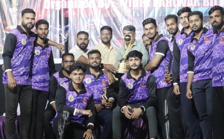 गुरु घासीदास यूनिवर्सिटी बनी विधि खेल महोत्सव की चैंपियन, प्रत्यक्ष शर्मा रहे हीरो