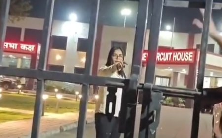 सीएम दौरे में सियासी तकरार सर्किट हाउस पर भाजपा नेत्री गौरी गुप्ता और पुलिस के बीच तीखी झड़प, VIDEO वायरल