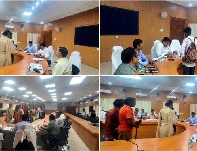 जनदर्शन में 100 आवेदन हुए प्राप्त, कलेक्टर ने त्वरित समाधान के दिए निर्देश