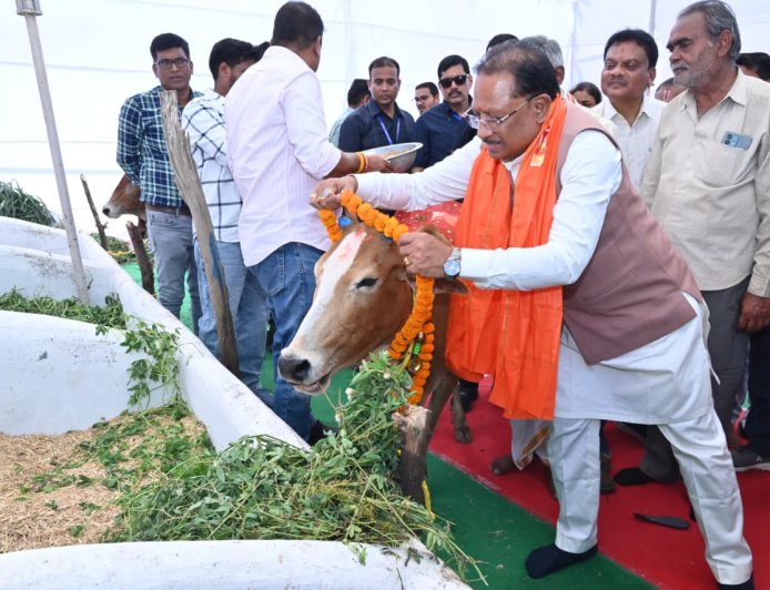 लाखासार से गौधाम योजना की शुरुआत, मुख्यमंत्री विष्णु देव साय ने किया शुभारंभ