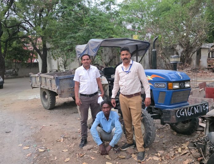 दुकान के सामने खड़ा ट्रैक्टर-ट्रॉली चोरी, सिविल लाइन पुलिस ने आरोपी को किया गिरफ्तार