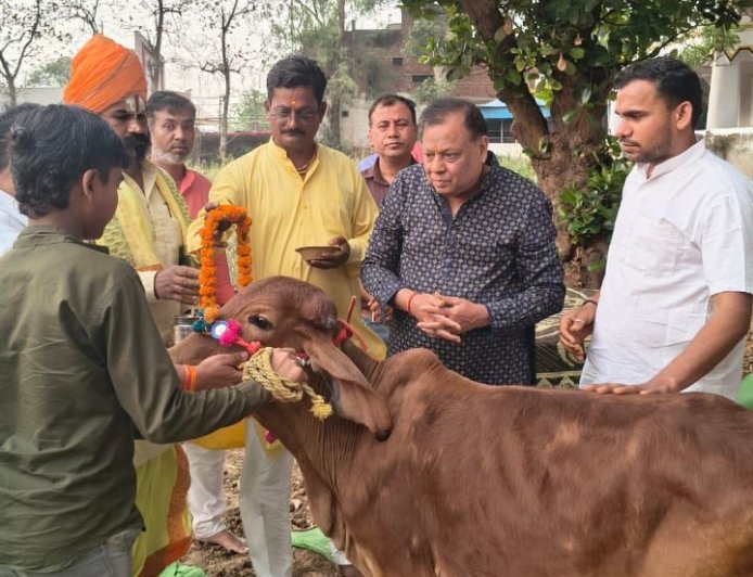 दानवीर राम अवतार अग्रवाल ने गौ सेवा धाम के लिए दी भूमि, 23 वर्षों का सपना हुआ साकार