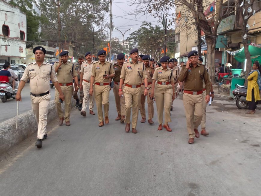 होली पर्व को लेकर बिलासपुर पुलिस अलर्ट: कानून - व्यवस्था की व्यापक समीक्षा...200 से अधिक जवानों के साथ संयुक्त फ्लैग मार्च