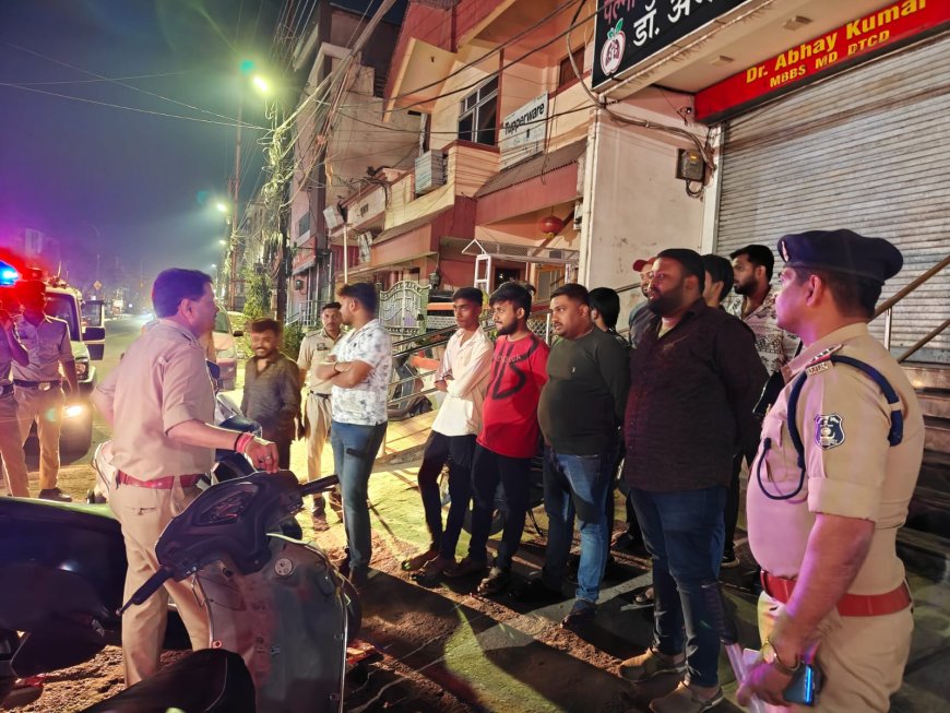 होली पर्व के मद्देनजर बिलासपुर पुलिस की व्यापक सुरक्षा व्यवस्था...शहर के सभी चौक - चौराहों पर कड़ी निगरानी