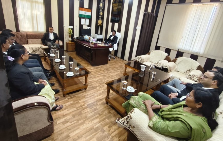 प्रधान जिला न्यायाधीश श्यामलाल नवरत्न ने ली बीमा कंपनियों के अधिवक्ताओं के साथ बैठक नेशनल लोक अदालत में अधिक से अधिक क्लेम प्रकरणों के निराकरण कराने को कहा