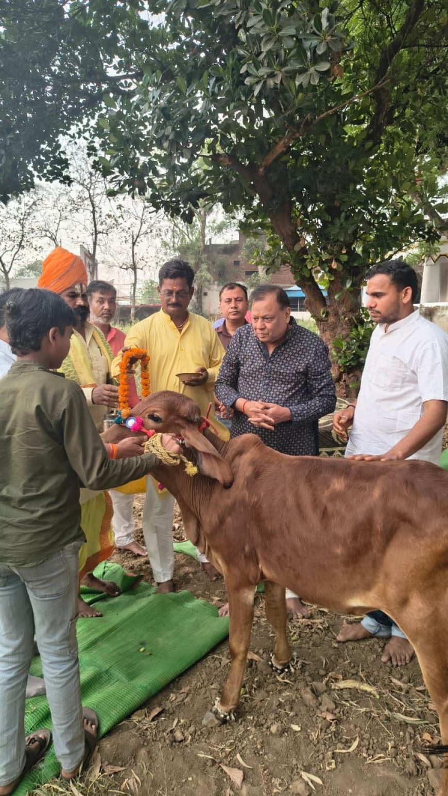 दानवीर राम अवतार अग्रवाल ने गौ सेवा धाम के लिए दी भूमि, 23 वर्षों का सपना हुआ साकार