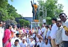 डॉ. भीमराव अंबेडकर जयंती पर बिलासपुर में श्रद्धांजलि, जनप्रतिनिधियों ने किया माल्यार्पण