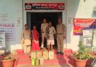 रतनपुर पुलिस की कार्रवाई: 79 लीटर अवैध महुआ शराब जब्त,2 आरोपी गिरफ्तार