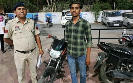 7 साल बाद सशक्त एप से पकड़ा गया बाइक चोर, सरकंडा पुलिस की कार्रवाई