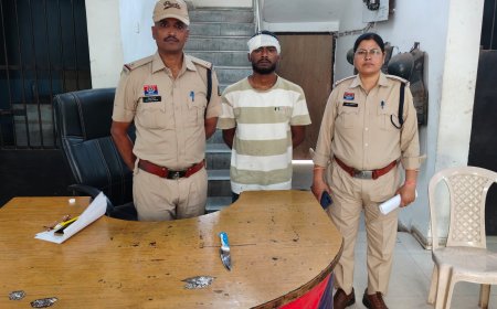 सिरगिट्टी क्षेत्र में दहशत फैलाने वाला आरोपी गिरफ्तार